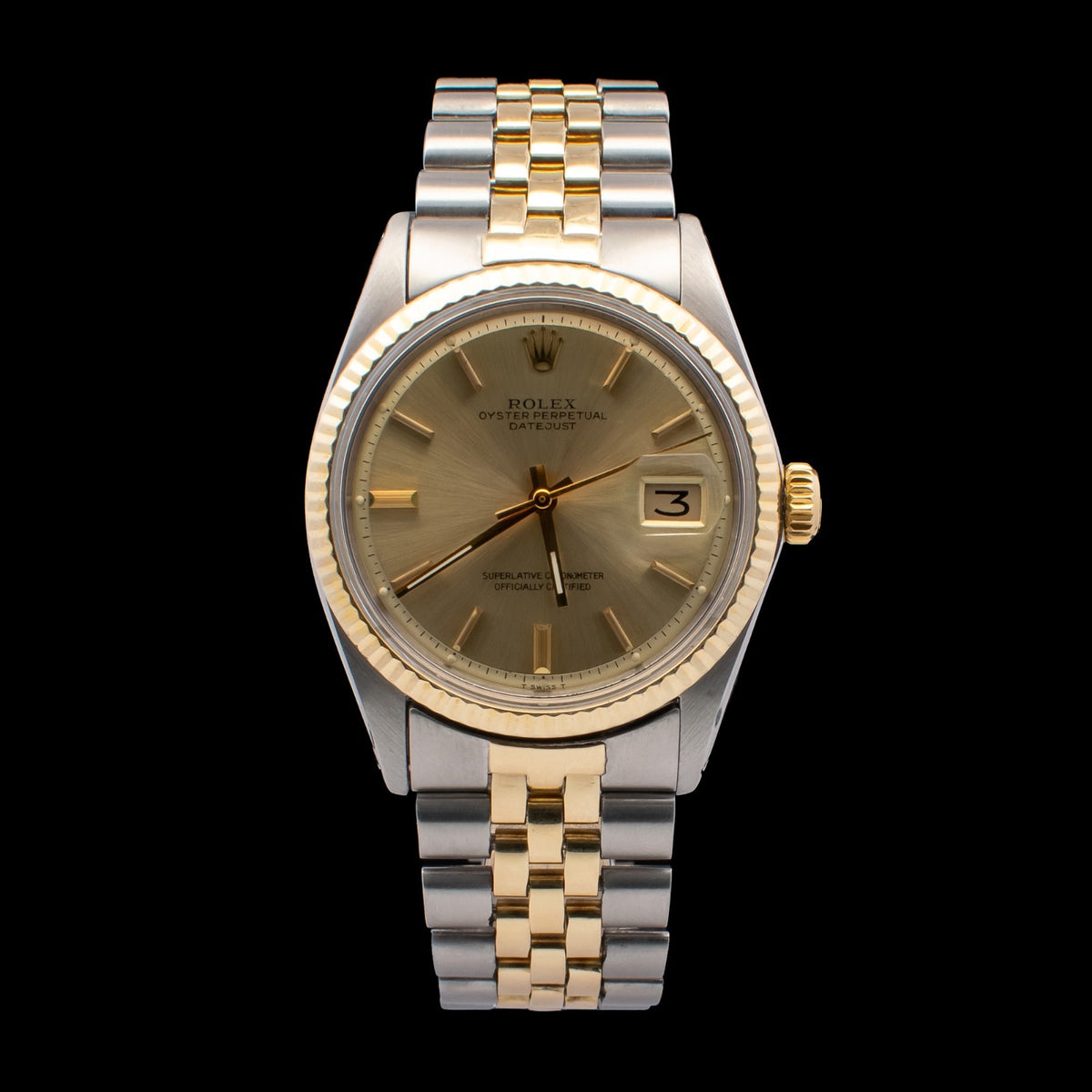 Rolex Datejust 36mm | Two Tone | Champagne Dial  | Ref. 1601 | 3.50M (1973)