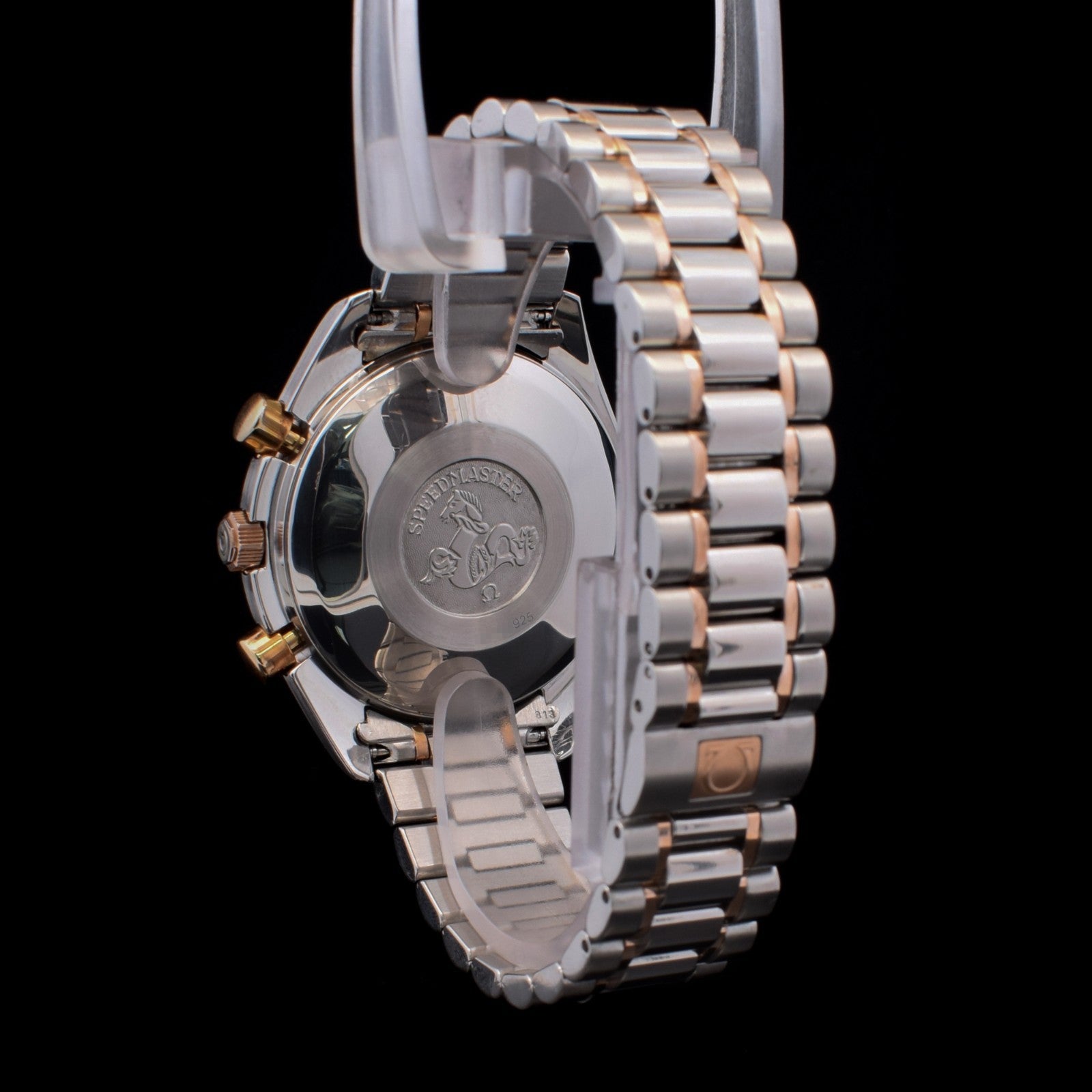 OMEGA 3316.50 Speedmaster Date black Dial Automatic Pink Gold Stainless Steel