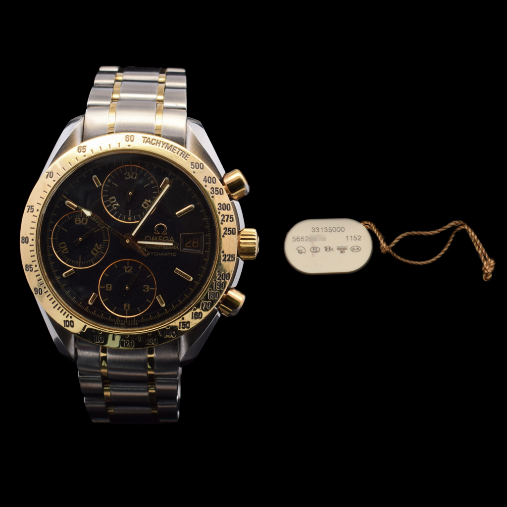Omega Speedmaster Date | Black Dial | Steel & Gold Chronograph | Ref. 3313.50 I