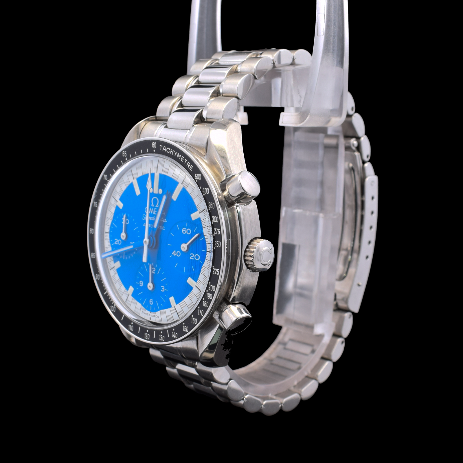 Omega Speedmaster Schumacher | Blue Dial 39mm | Non-OEM Hands| Ref. 3510.80