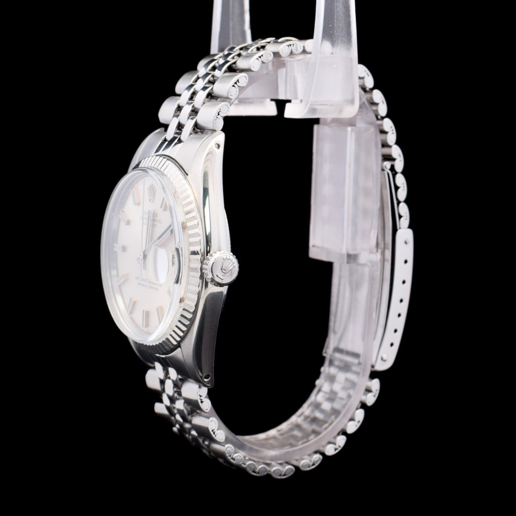 Rolex Datejust 36 | Silver “Wide Boy” Sigma Dial | Ref. 1601 | 3.99M Serial