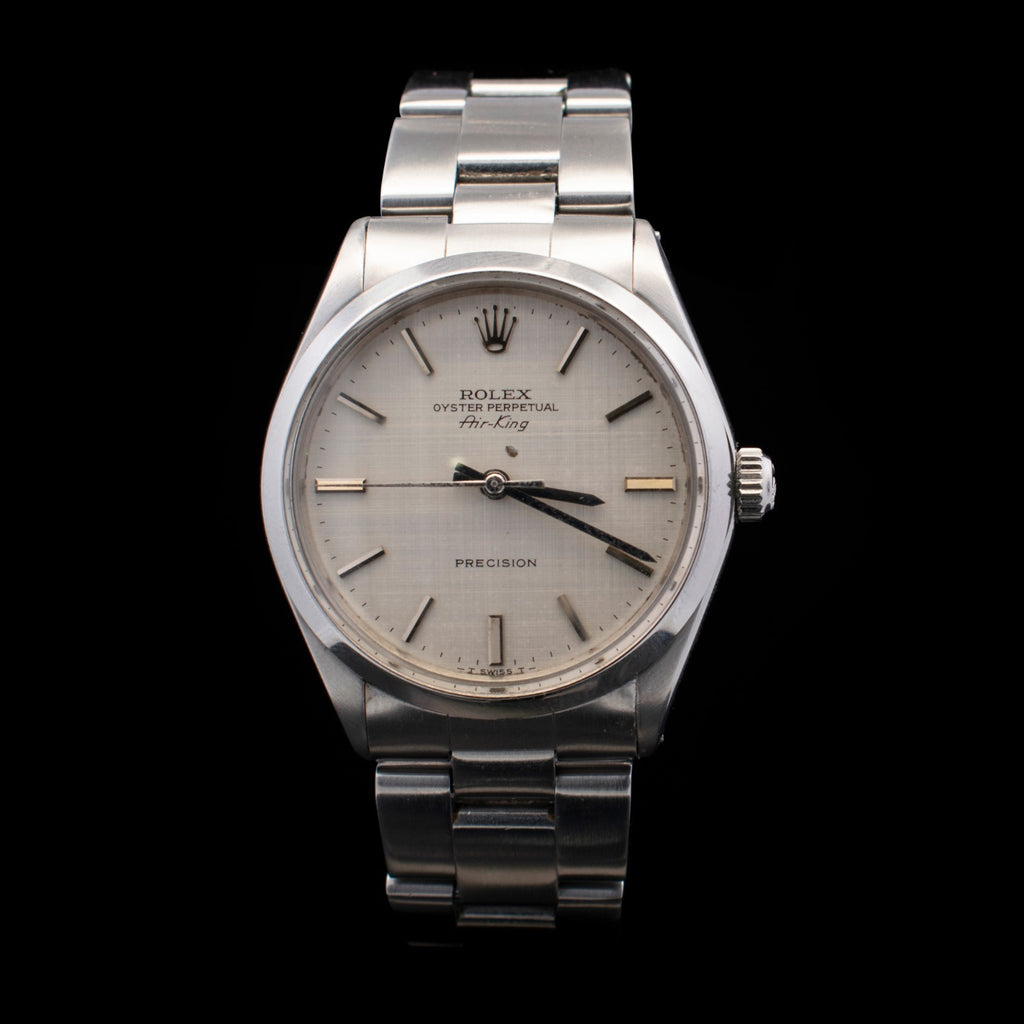 Rolex Air-King 34mm | Rare Silver Linen Dial | Ref. 5500 | 2.89M (1972)