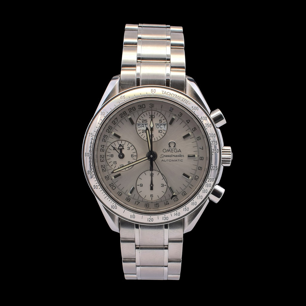 Omega Speedmaster Day-Date | Silver Dial | Triple Calendar | Ref. 3523.30