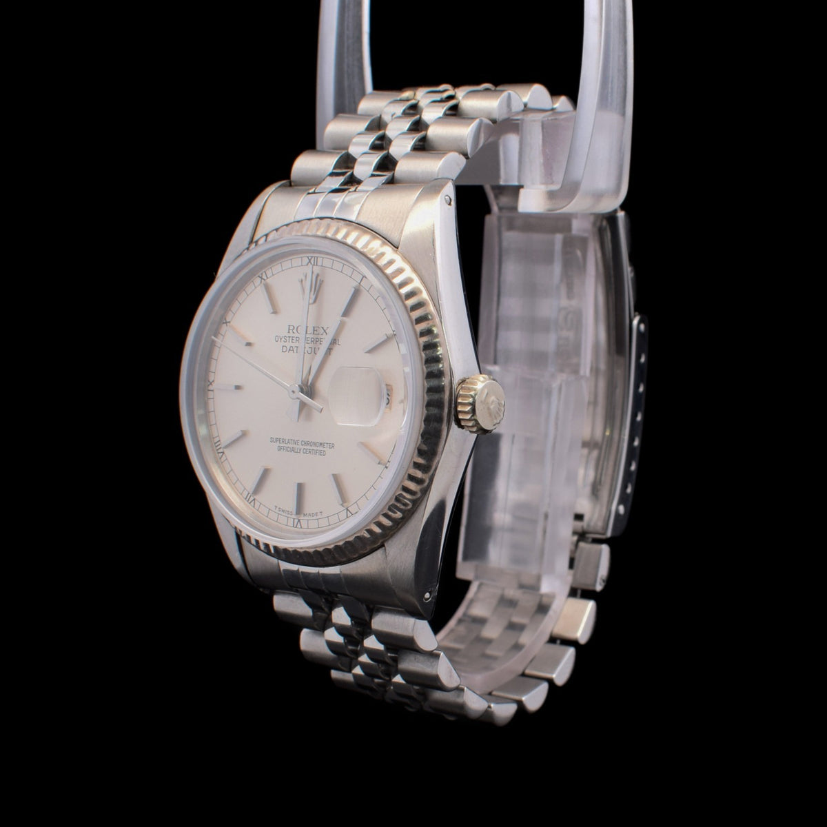 Rolex Datejust 36mm | Silver Dial | 18K White Gold Bezel | Ref. 16014 |