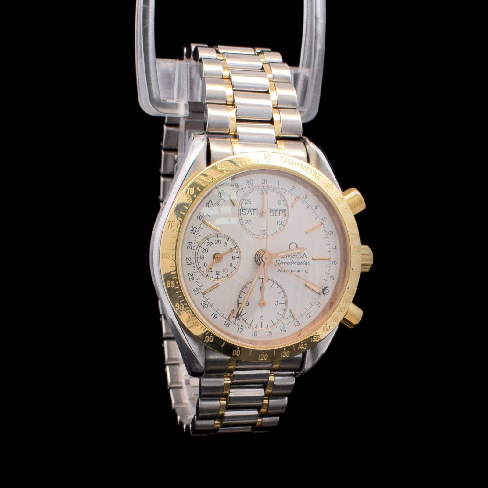 Omega Speedmaster Triple Date | Two-Tone | Warm Silver/Cream Dial | Ref. 3321.30