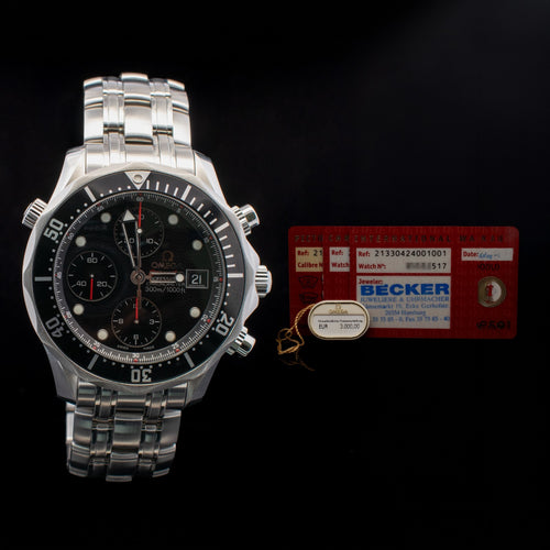 Omega Seamaster Diver 41.5MM Black Dial | Ref. 213.30.42.40.01.001 with Card