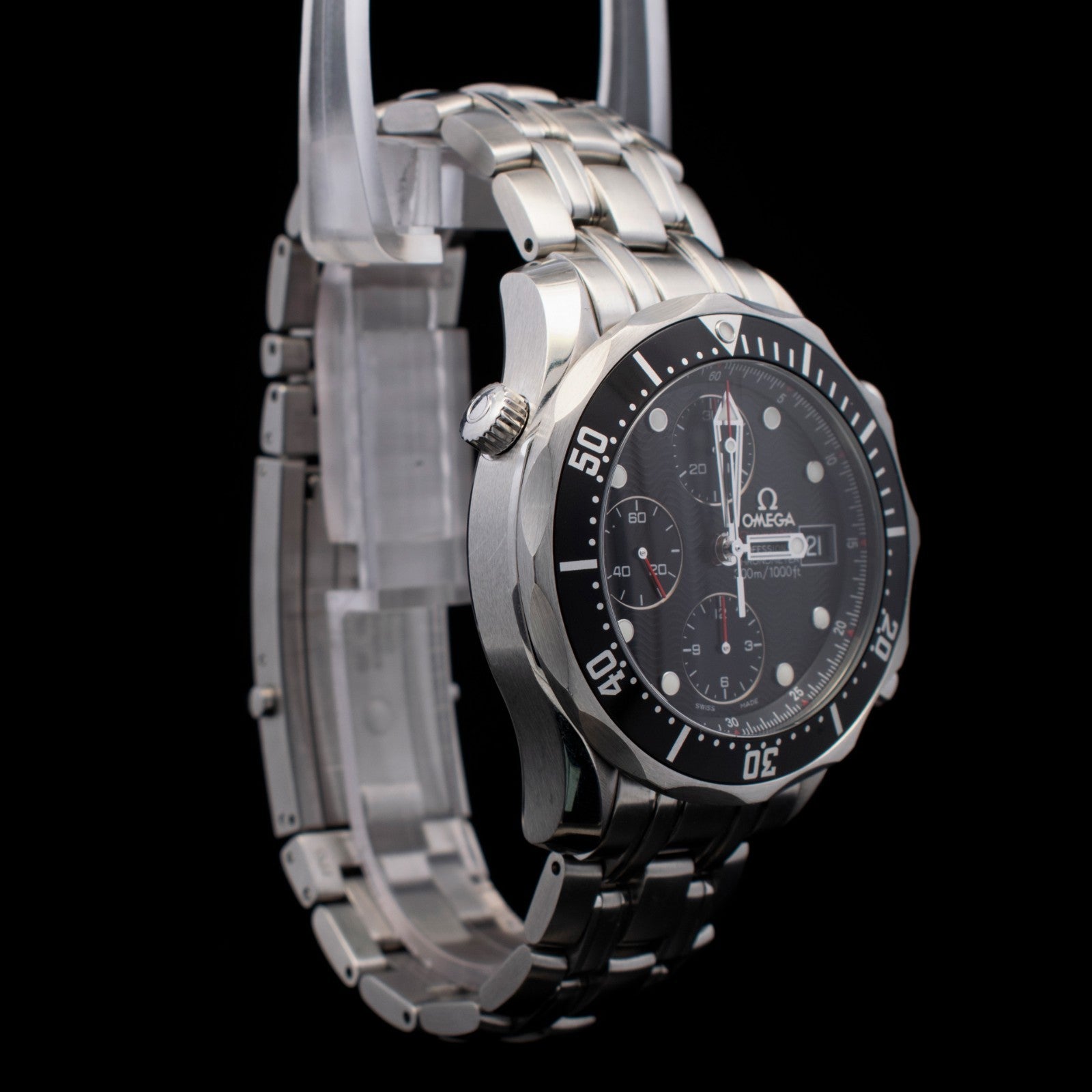 Omega Seamaster Diver 41.5MM Black Dial | Ref. 213.30.42.40.01.001 with Card
