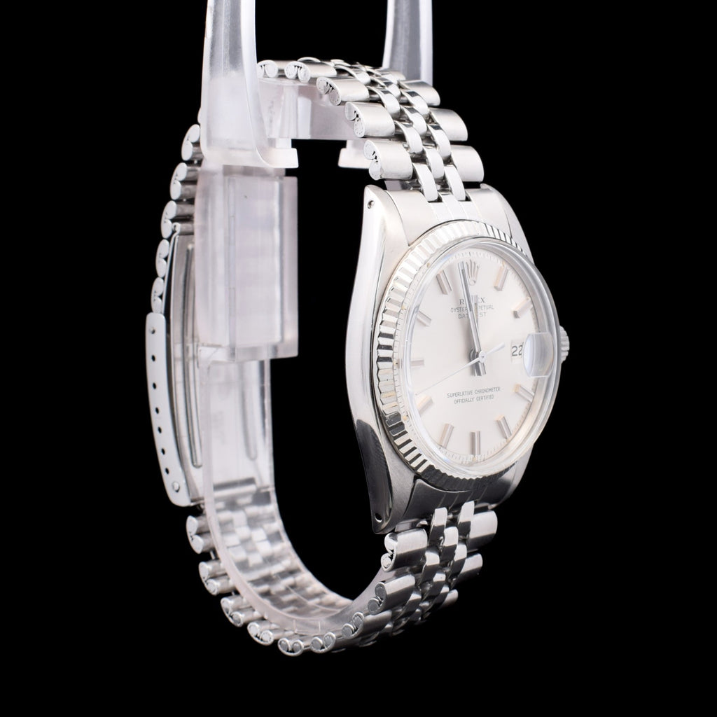 Rolex Datejust 36 | Silver “Wide Boy” Sigma Dial | Ref. 1601 | 3.99M Serial