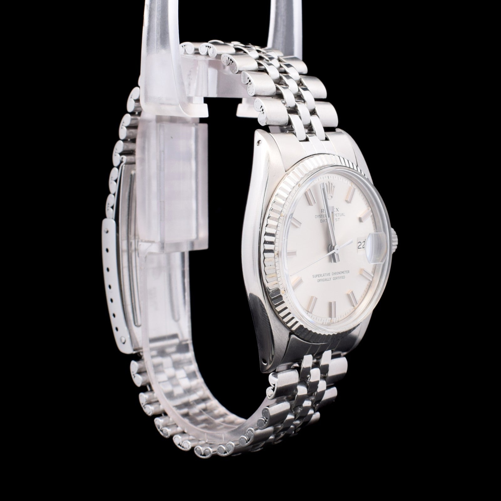 Rolex Datejust 36 | Silver “Wide Boy” Sigma Dial | Ref. 1601 | 3.99M Serial