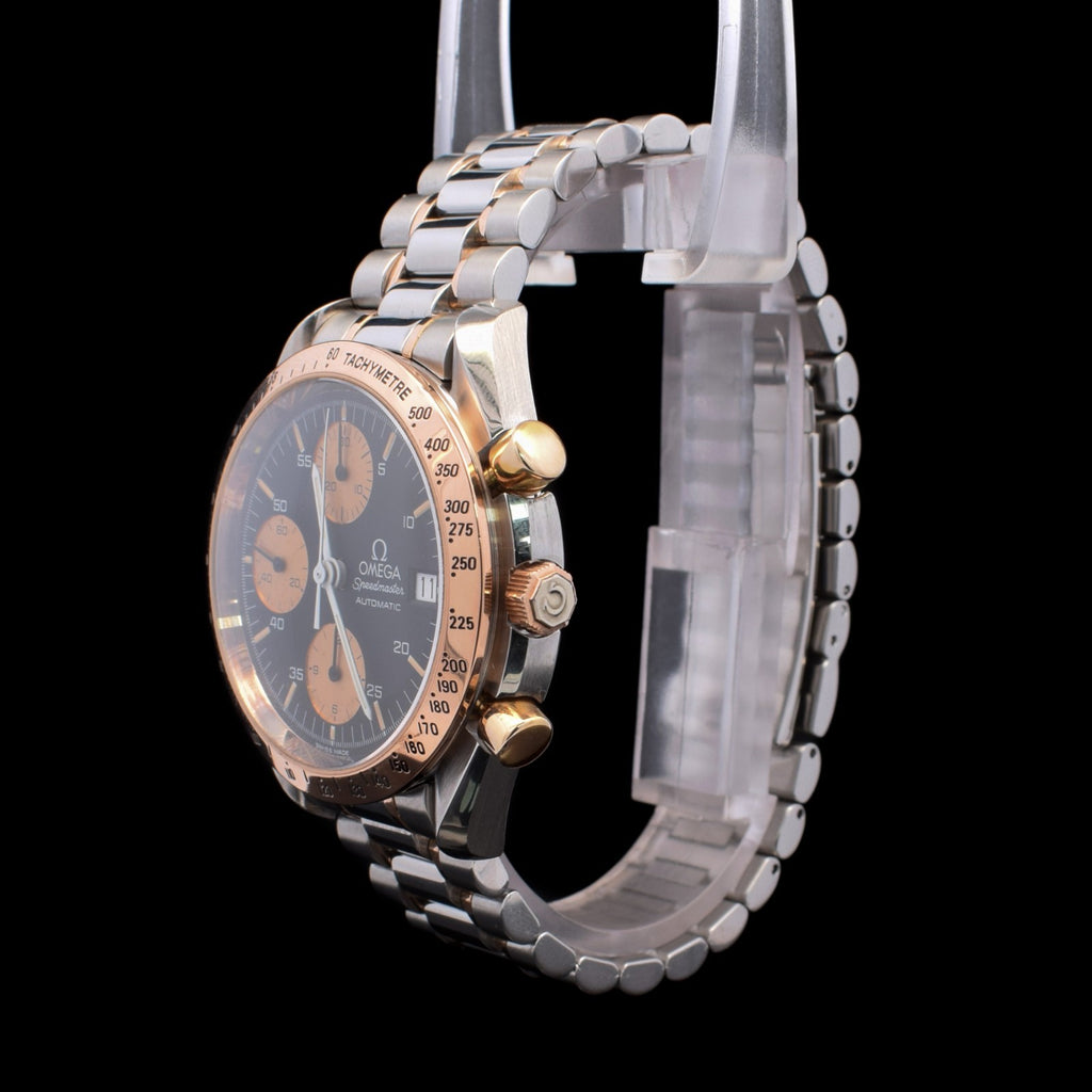 OMEGA 3316.50 Speedmaster Date black Dial Automatic Pink Gold Stainless Steel