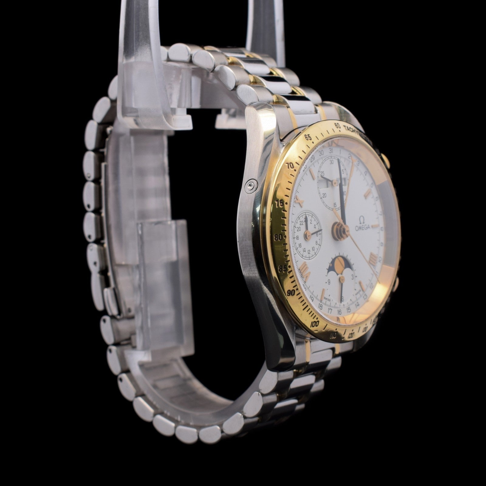 Omega Speedmaster Triple Calendar Moonphase | Two-Tone Steel & Gold | 175.0034 I