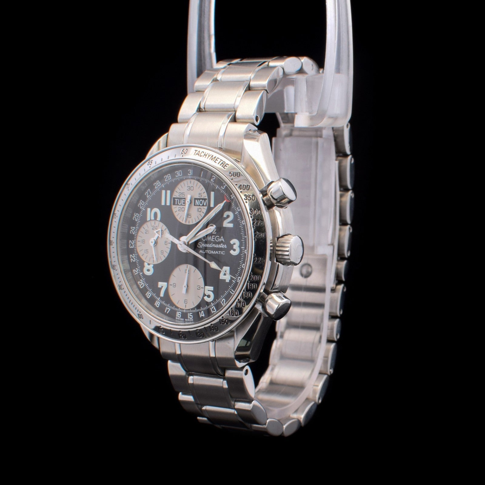 Omega Speedmaster Triple Calendar | Rare Black Arabic Dial | Ref. 3523.51
