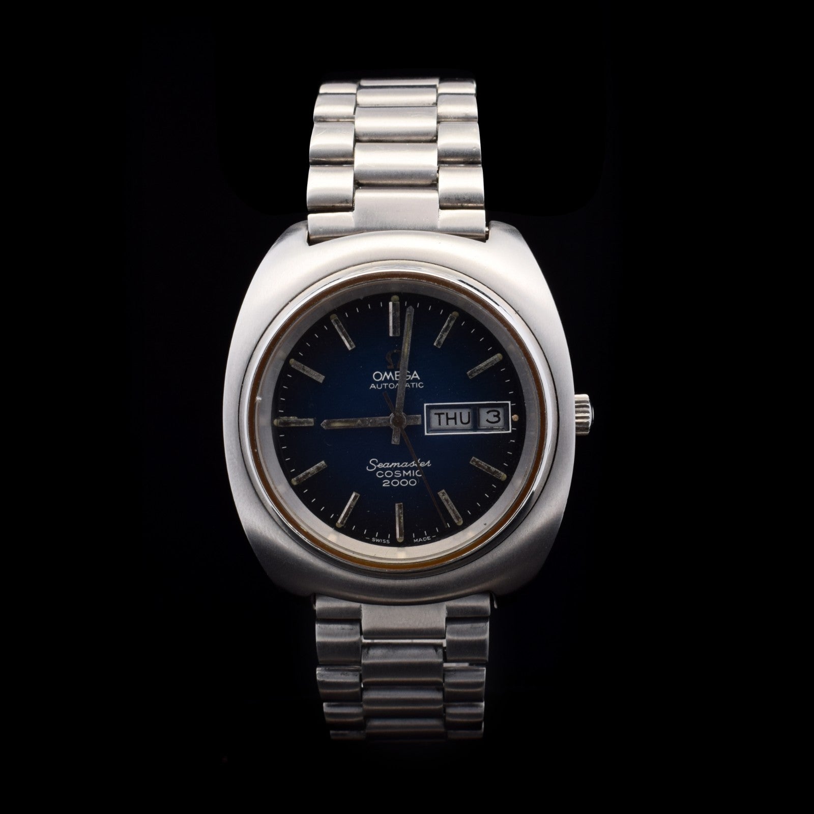 Vintage Omega Seamaster Cosmic 2000 Automatic Day/Date | Spider Dial | Stainless