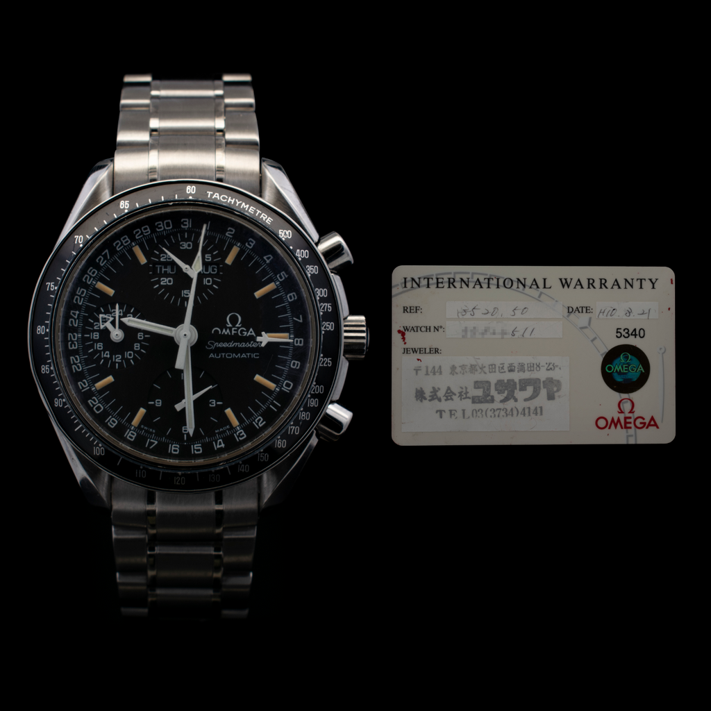 Omega Speedmaster Day-Date | Triple Calender | Orange Patina | Ref 3520.50