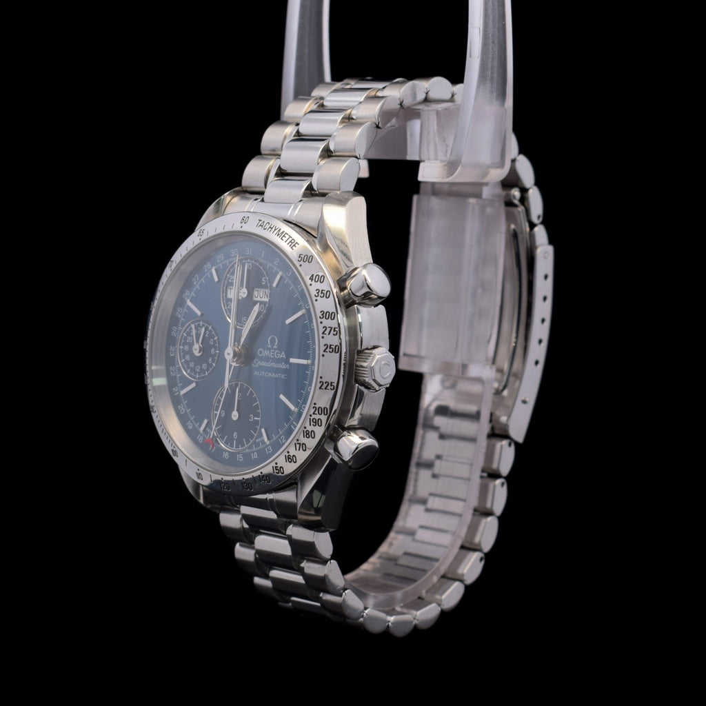Omega Speedmaster Triple Date | 39mm Day-Date | Blue Dial | Ref. 3521.80