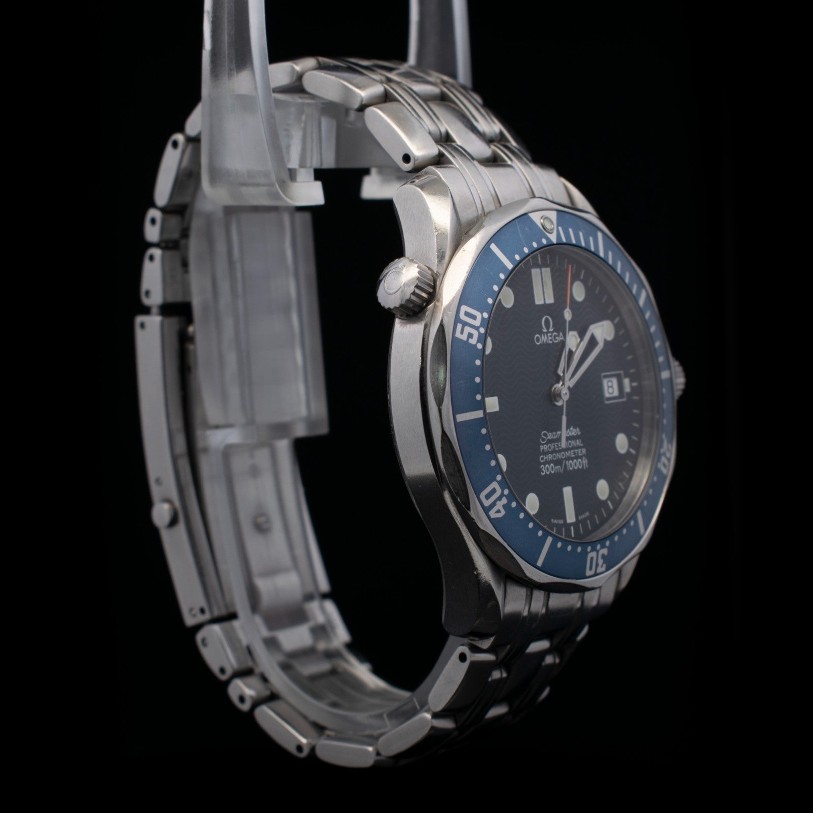 Omega Seamaster Date 41mm | Blue Wave Dial | Ref 2531.80 with Car