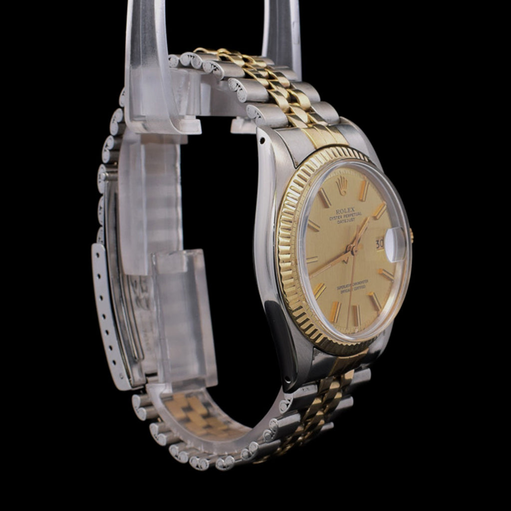 Rolex Datejust 36 | Two-Tone Sigma Linen Dial | Papers | Ref. 1601 | 3.51M-1973