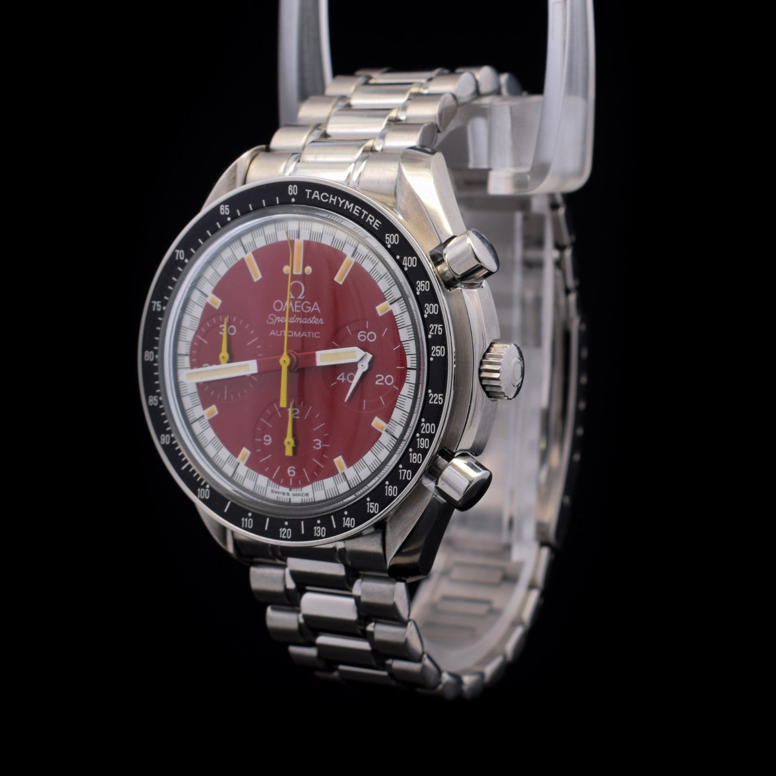 Omega Speedmaster Reduced “Michael Schumacher” | Ferrari Red Dial | Ref. 3510.61