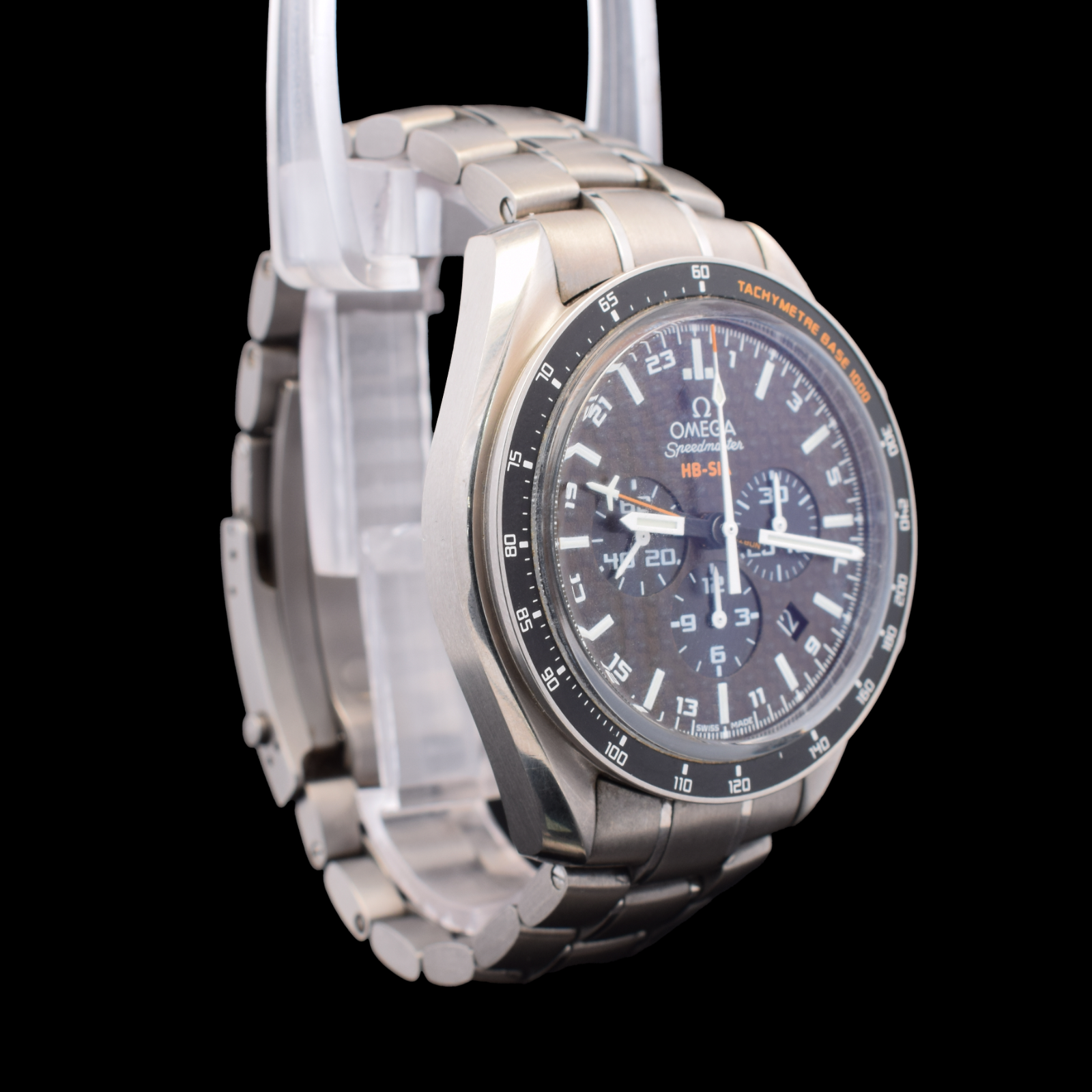 Omega Speedmaster HB-SIA Solar Impulse | Titanium Carbon-Fiber Dial