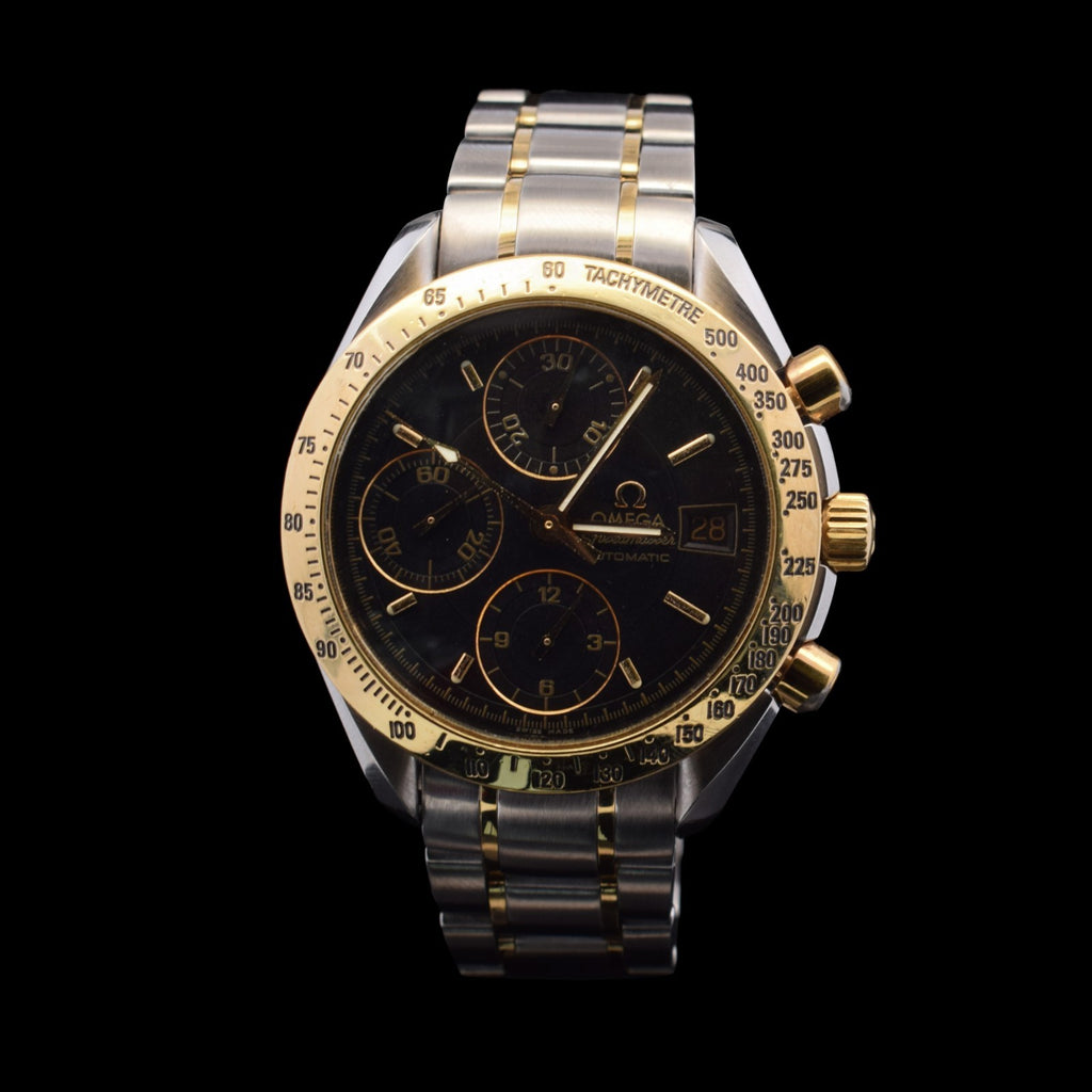 Omega Speedmaster Date | Black Dial | Steel & Gold Chronograph | Ref. 3313.50 I
