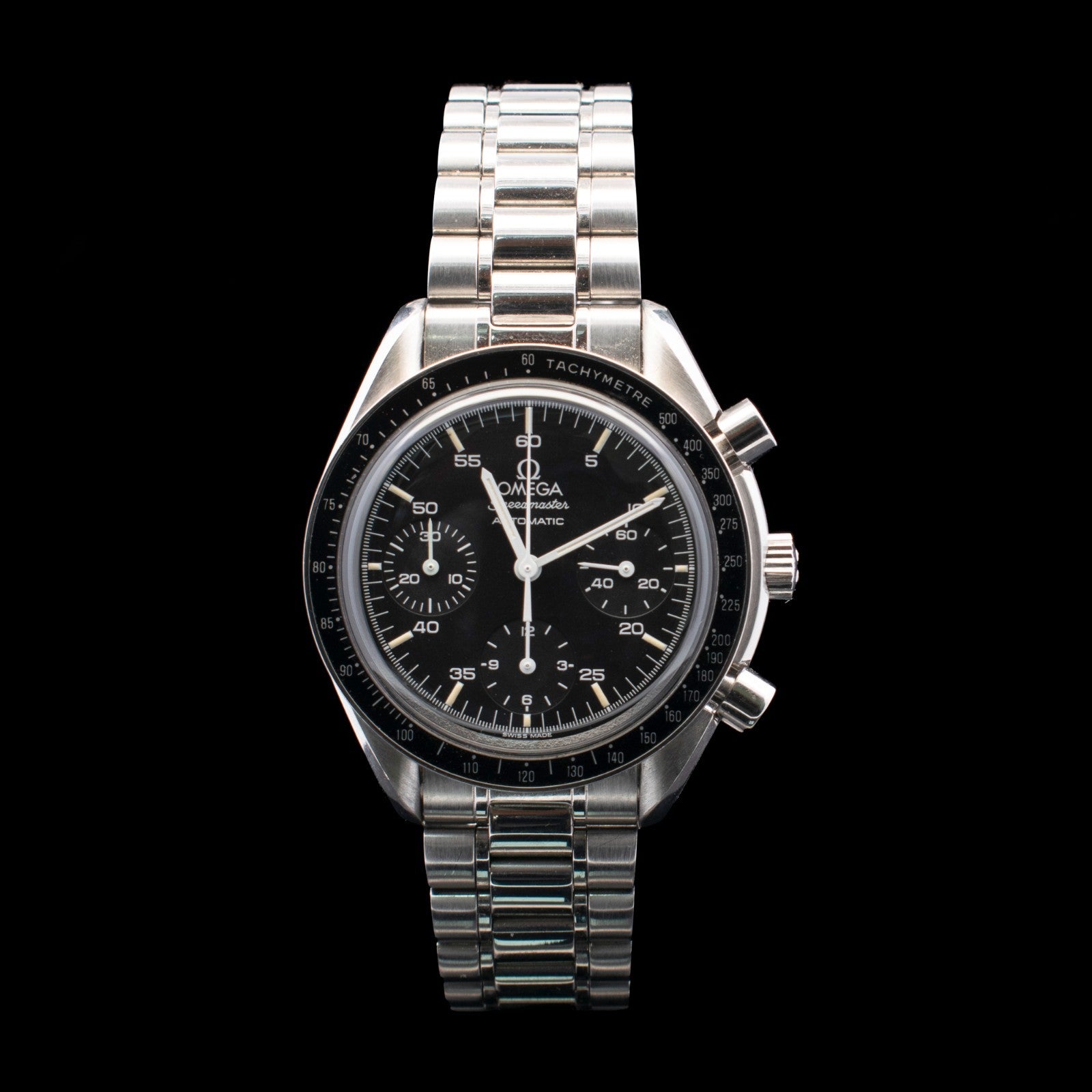 Omega Speedmaster Reduced | 39mm Black Dial with Yellow Patina | Ref 3510.50 I