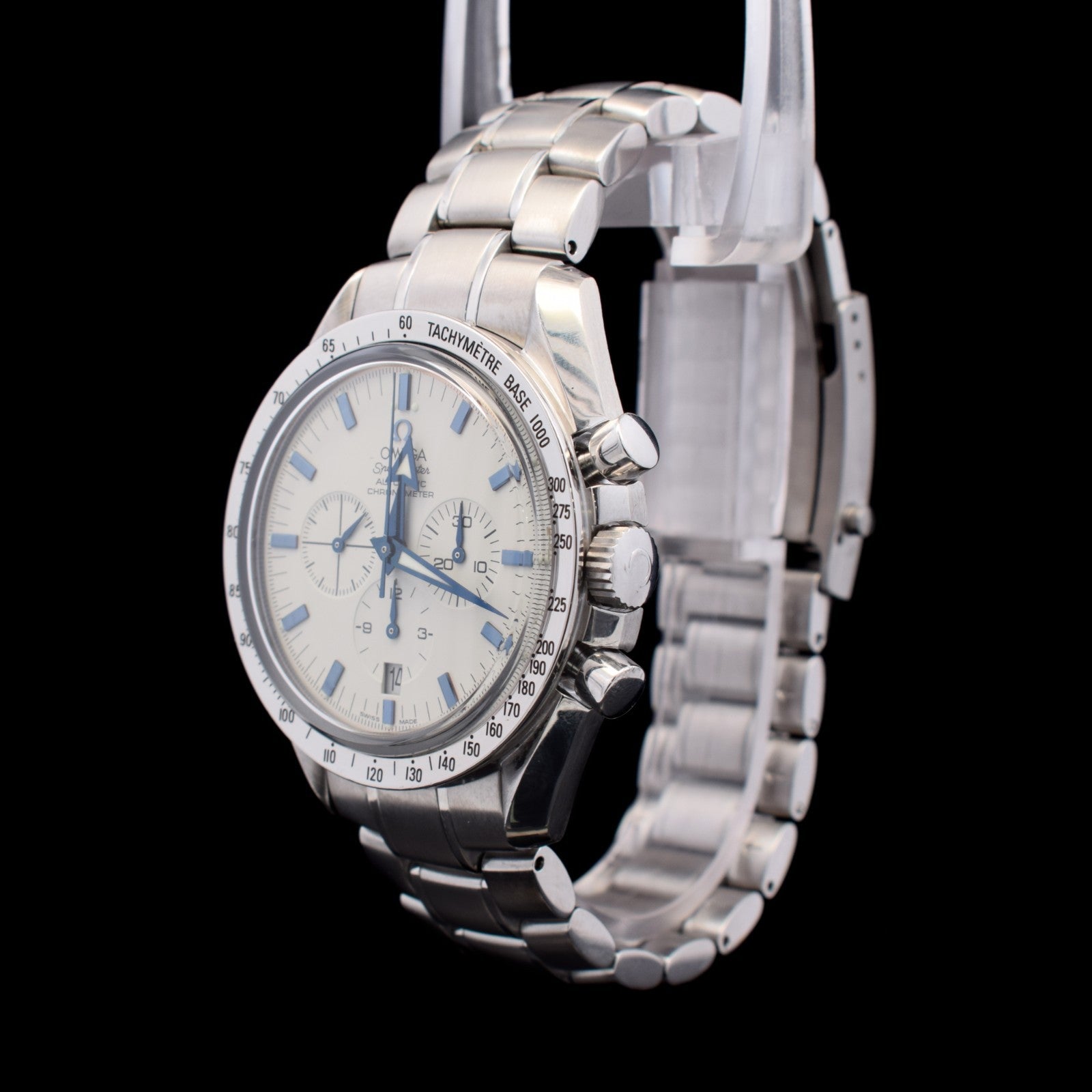 Omega Speedmaster Broad Arrow | White Dial | Blue Hands | Ref. 3551.20 with Card