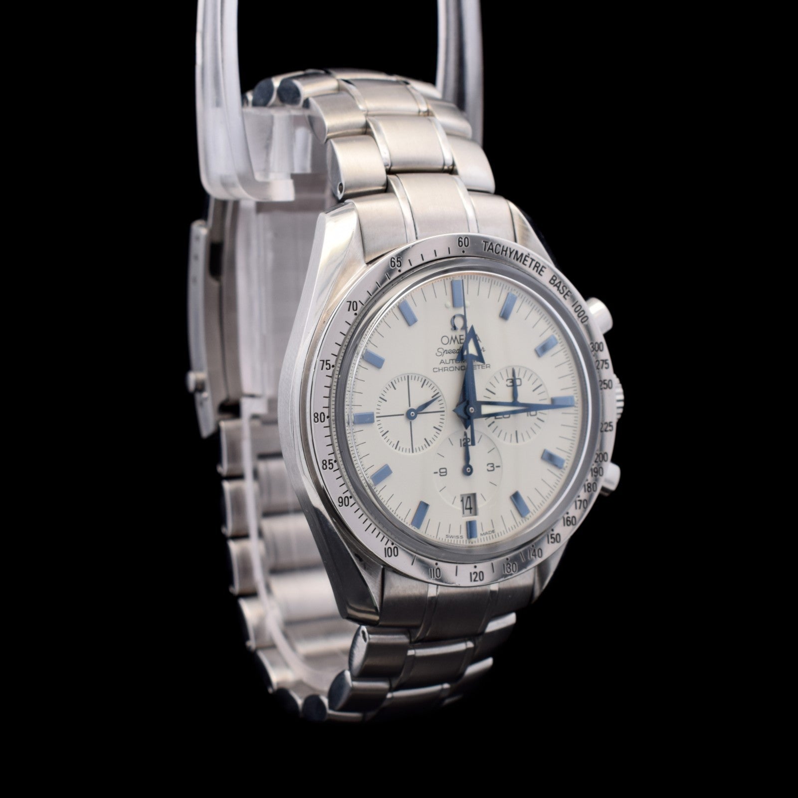 Omega Speedmaster Broad Arrow | White Dial | Blue Hands | Ref. 3551.20 with Card