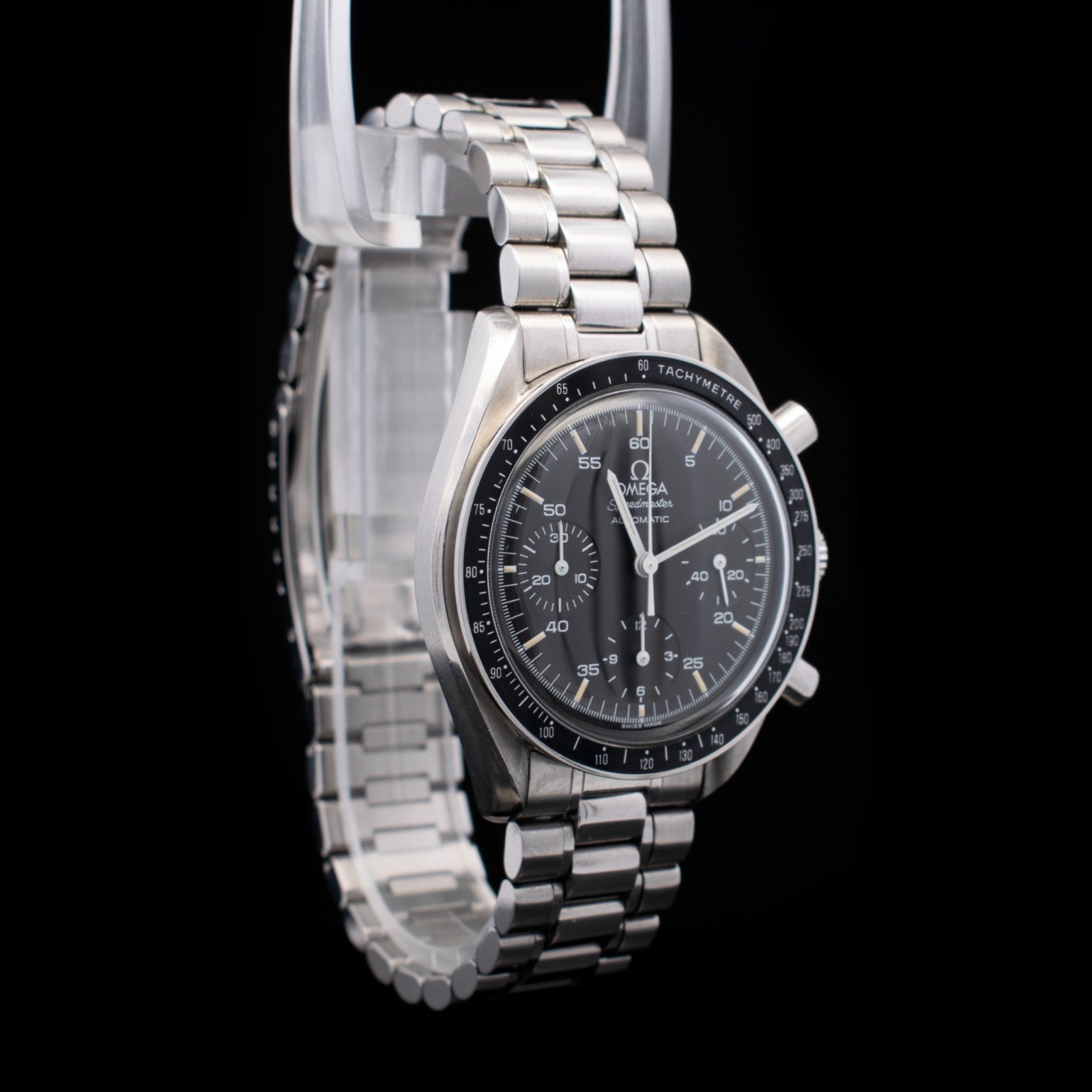 Omega Speedmaster Reduced | 39mm Black Dial with Yellow Patina | Ref 3510.50 I