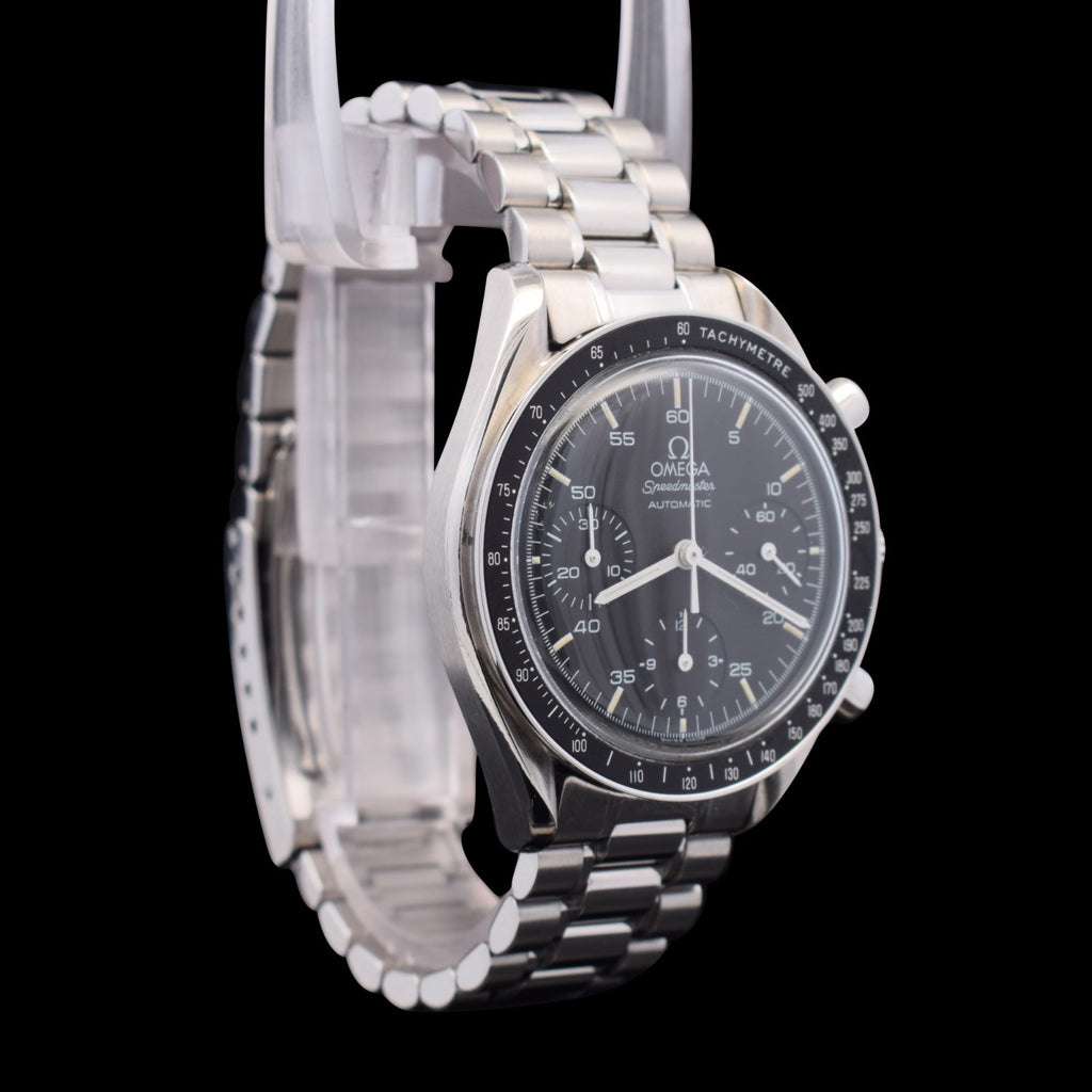 Omega Speedmaster Reduced | Black Dial with Light Yellow Patina | Ref 3510.50
