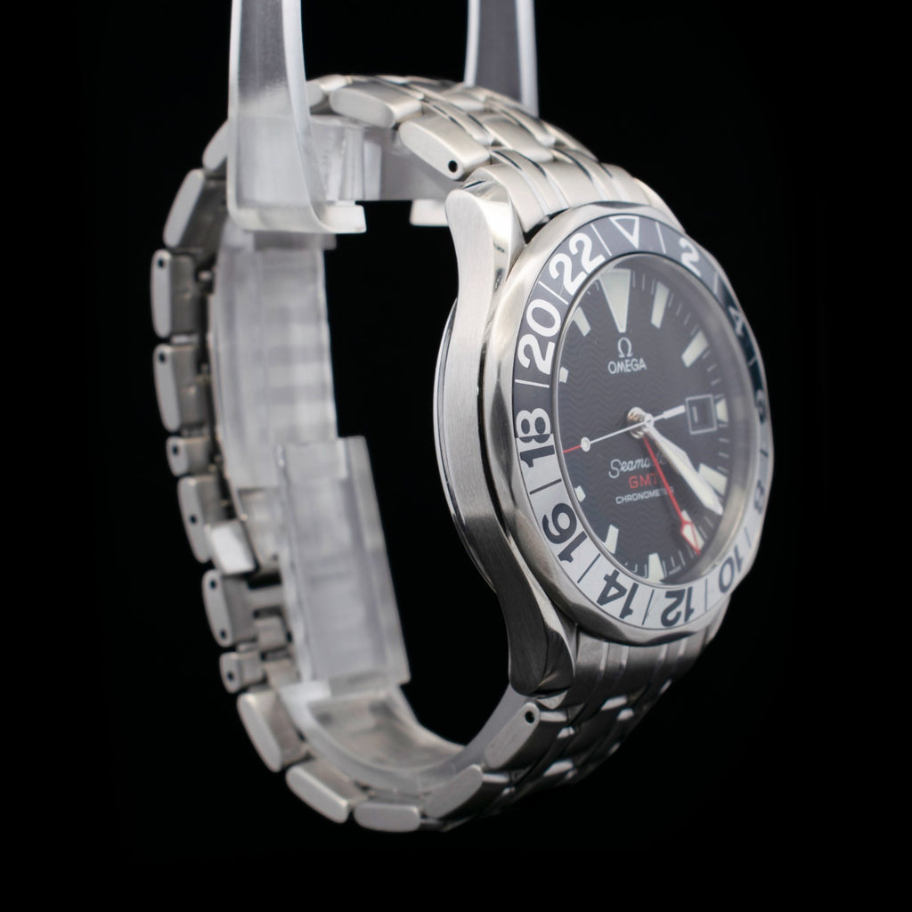 Omega Seamaster GMT 50th Anniversary | Black Wave Dial | Ref 2534.50.00 | Card
