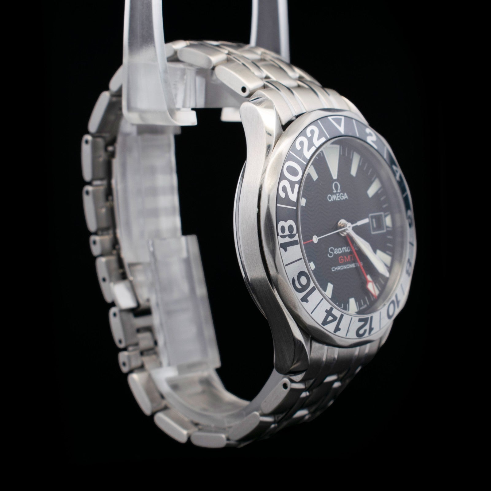 Omega Seamaster GMT 50th Anniversary | Black Wave Dial | Ref 2534.50.00 | Card