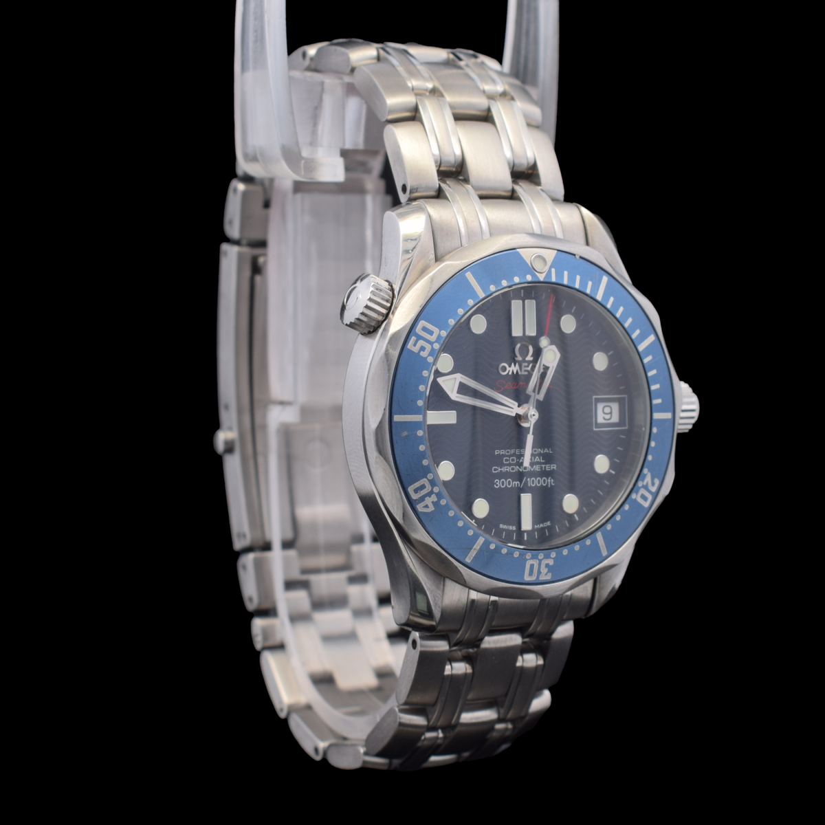 Omega Seamaster Professional Diver 300M “Bond” Midsize | Blue Wave Dial 2222.80