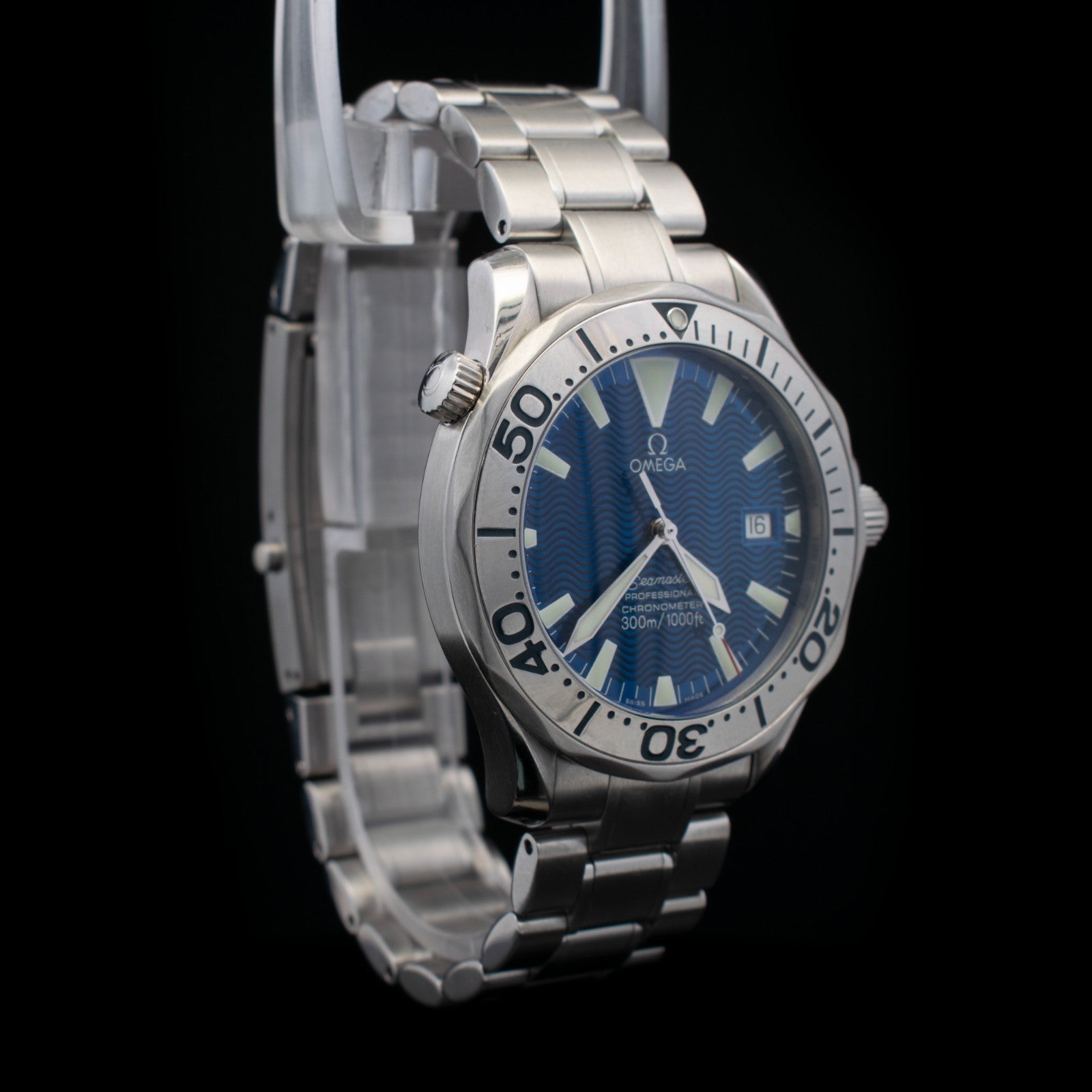 Omega Seamaster Professional 300M “Electric Blue” | Wave Dial | Ref. 2255.80 I