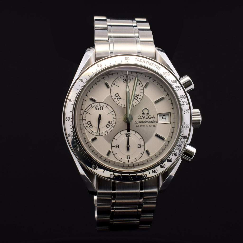 Omega Speedmaster Date 39mm White/Silver Dial | Ref 3513.30 with Card I