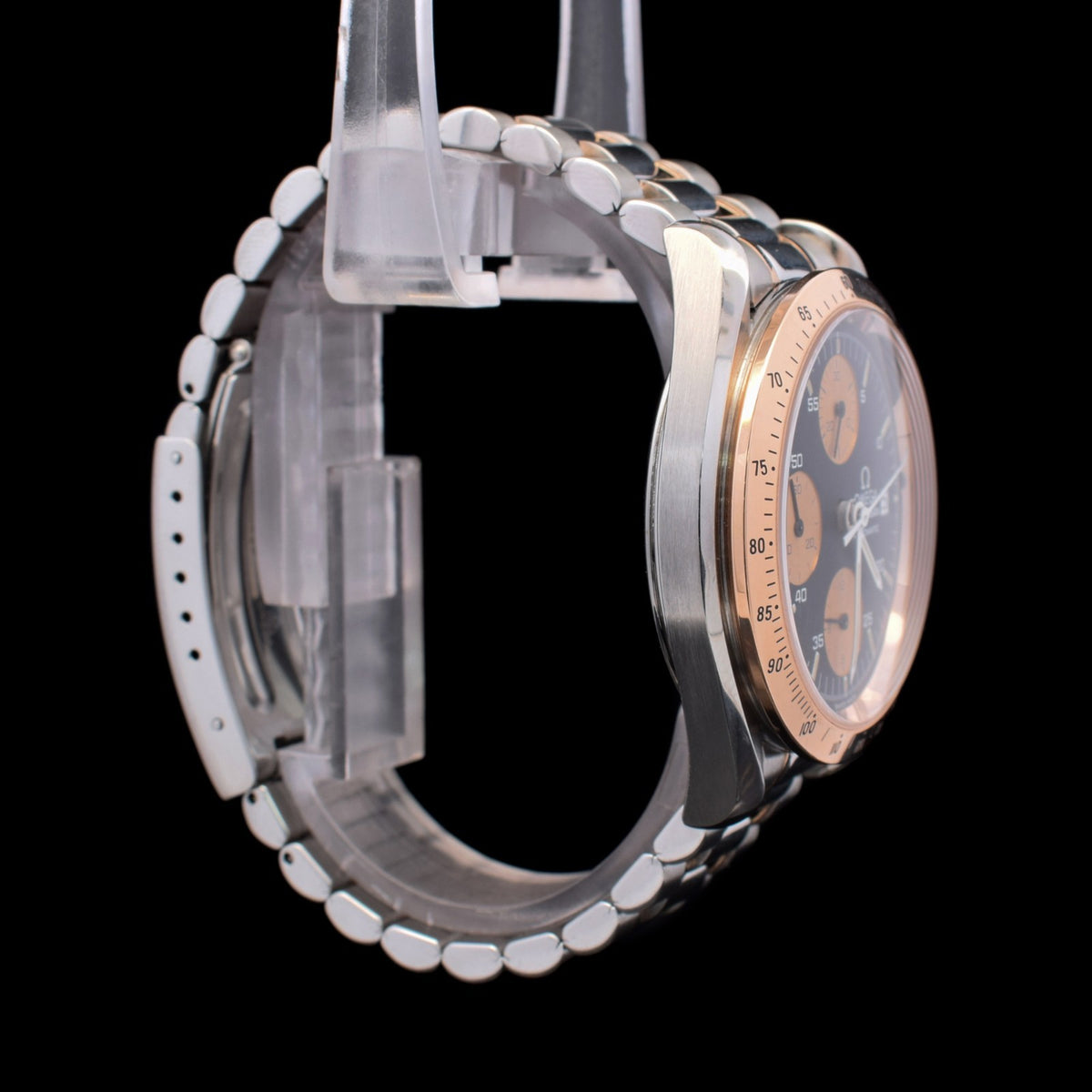 Omega Speedmaster Date | Rose Gold and Stainless Steel | Black Dial | 3316.50