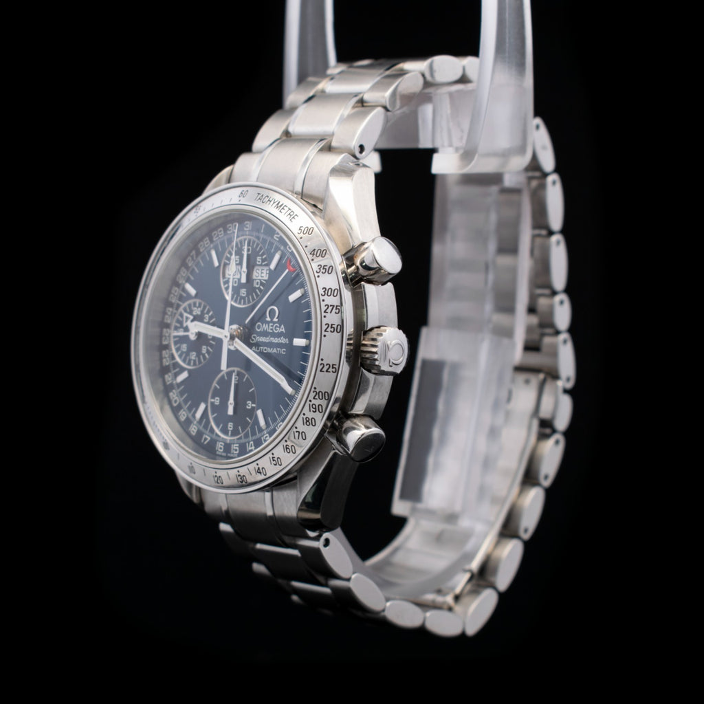 Omega Speedmaster Triple Calendar | Day-Date | 39mm Blue Dial | Ref 3523.80 I