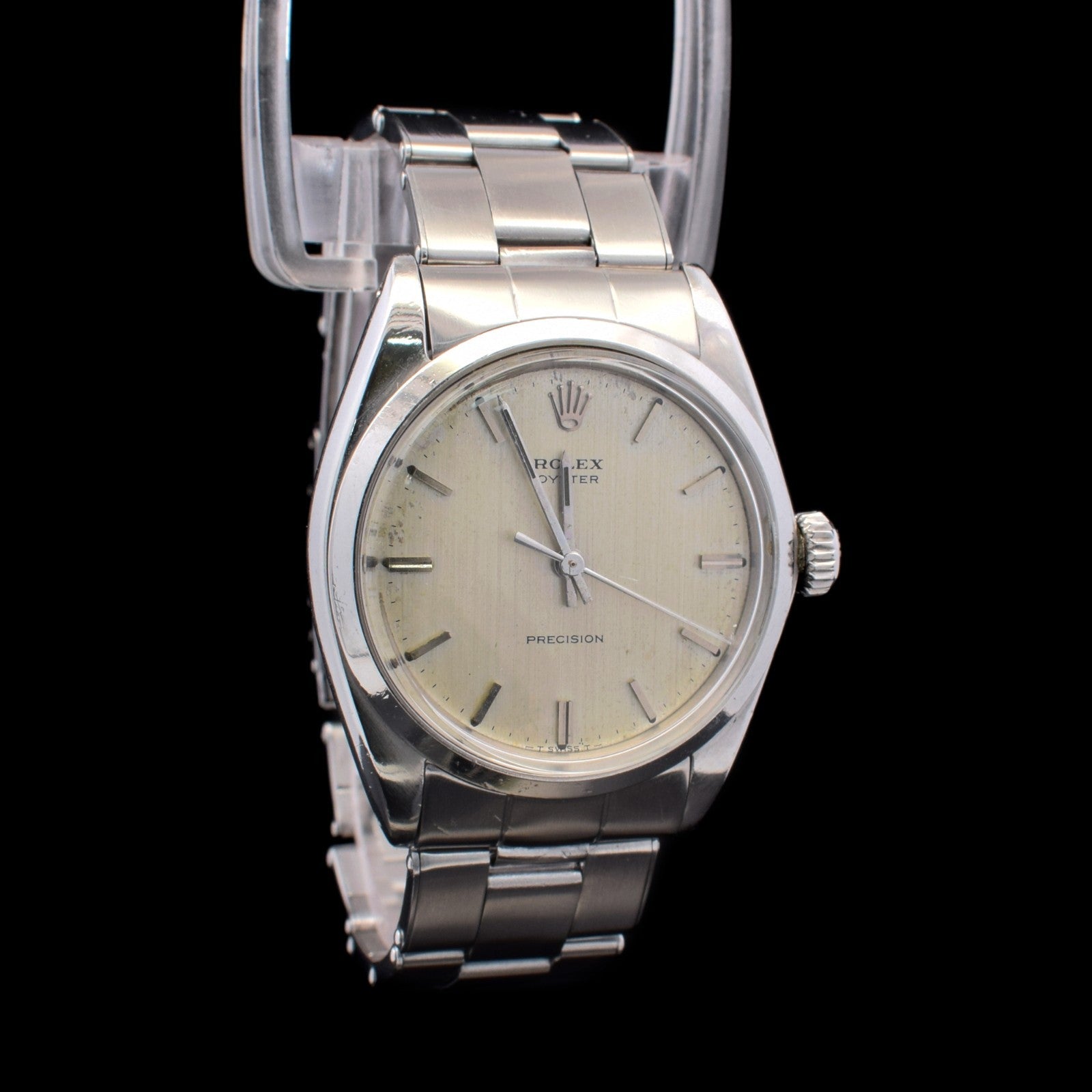 Rolex Oyster Precision 34mm | Silver Linen Dial | Manual Wind |  | Ref. 6426