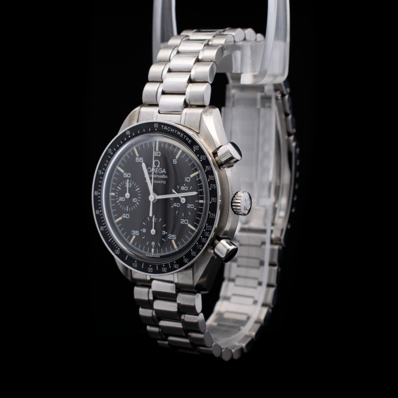 Omega Speedmaster Reduced | 39mm Black Dial with Yellow Patina | Ref 3510.50 I