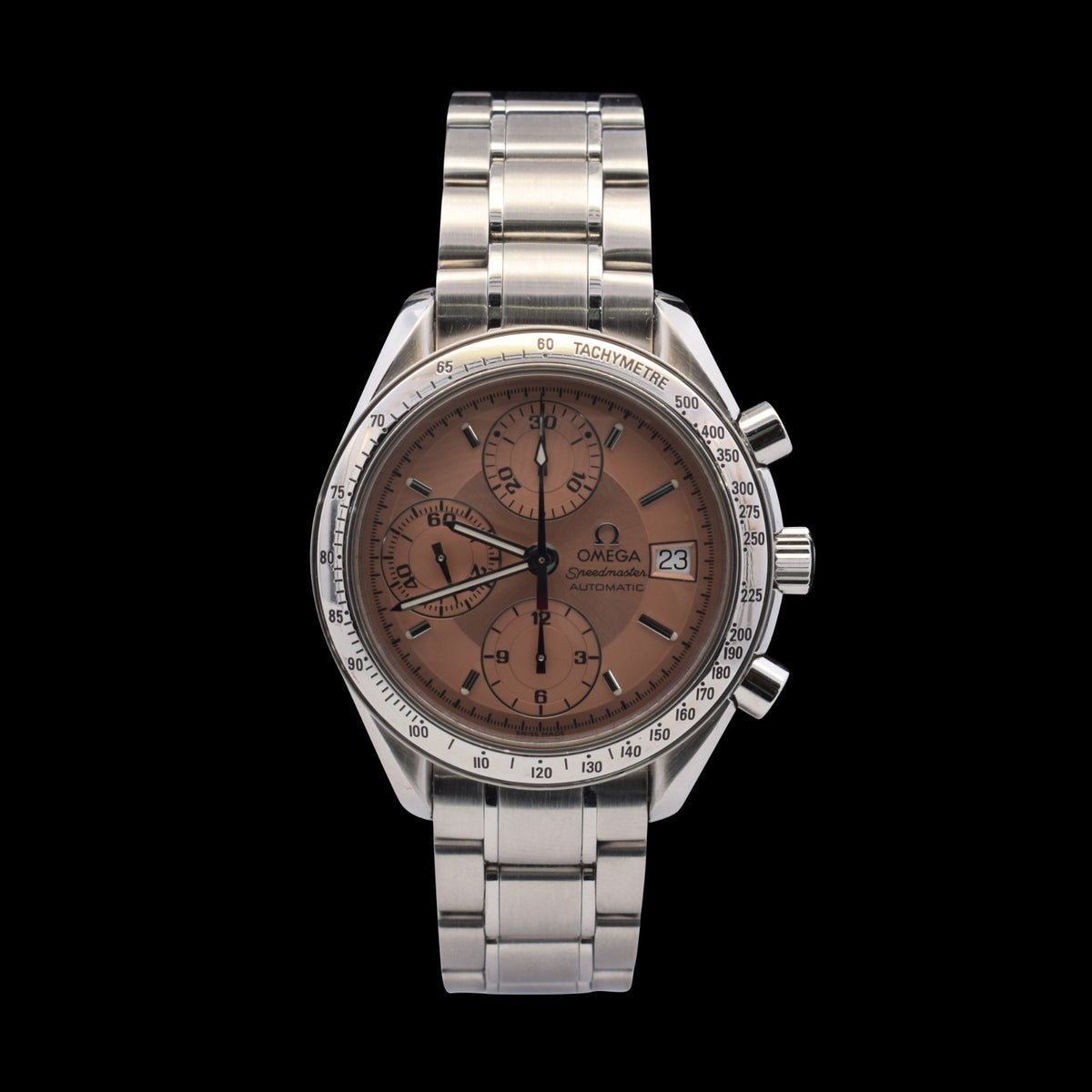 Omega Speedmaster Date I Pink “Salmon” Dial | Rare Japan Edition | Ref. 3513.60