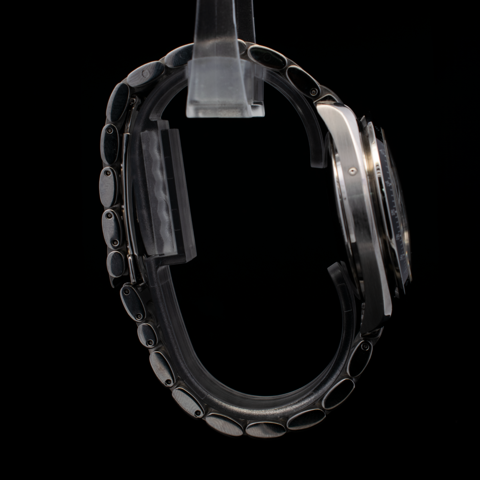 Omega Speedmaster date 39 MM Black Dial with Orange Tritium Patina