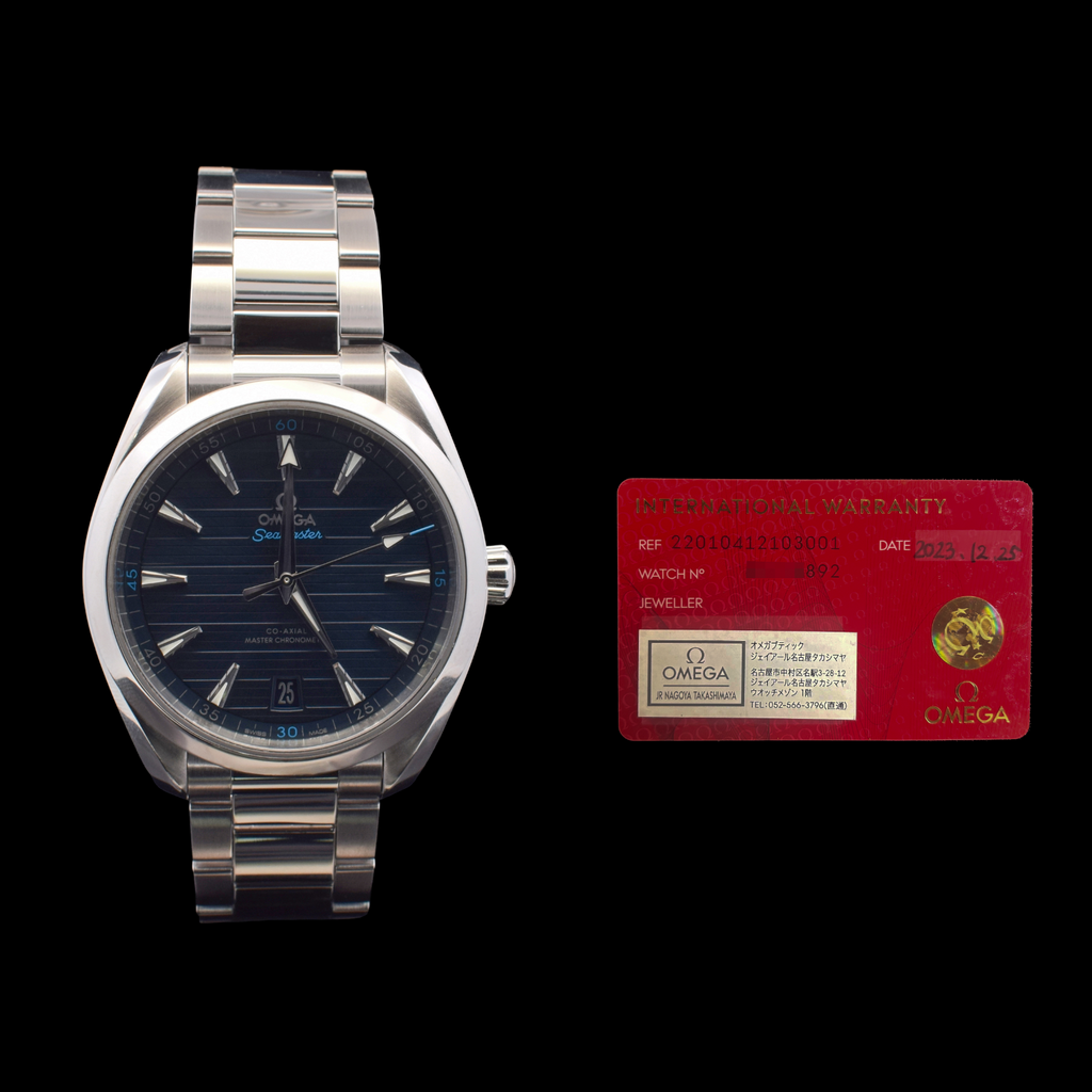 Omega Seamaster Aqua Terra 150M | Blue Teak Dial | 41mm