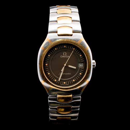 Omega Seamaster Polaris | Tropical Brown Dial | Quartz | Steel & Gold (Plated) I