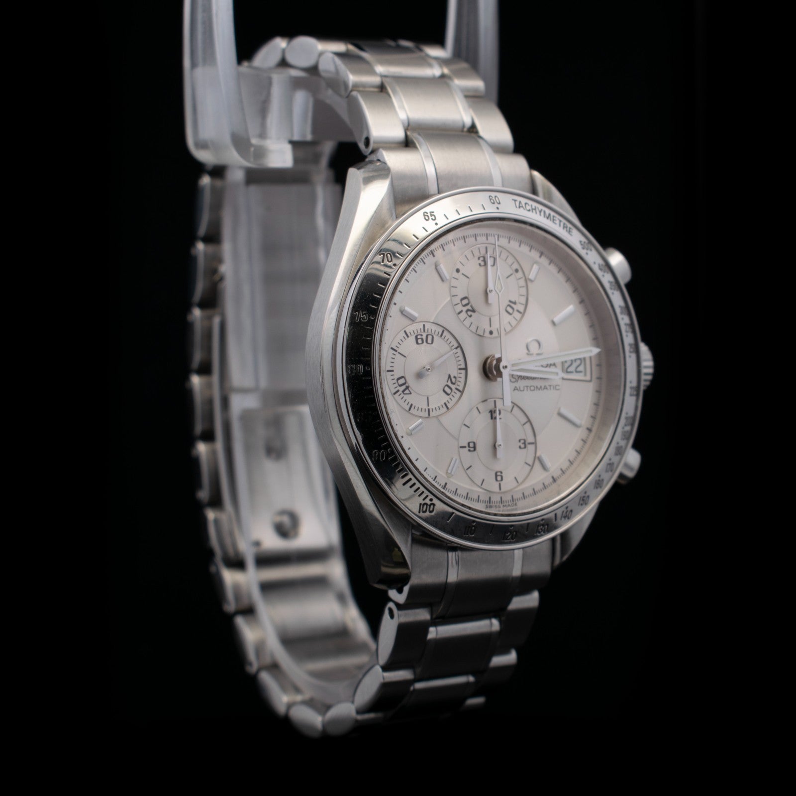 Omega Speedmaster Date 39mm | White/Silver Dial | Ref 3513.30