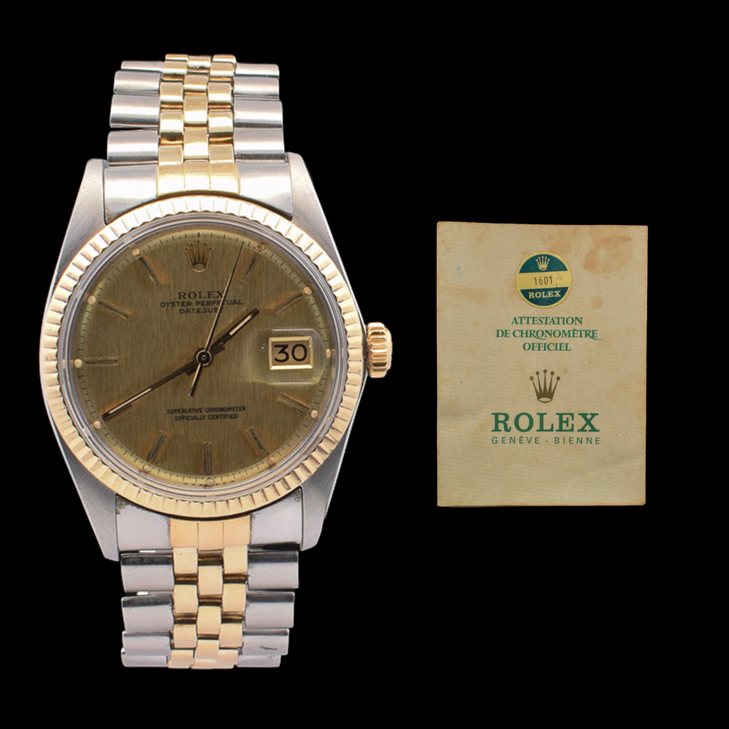 Rolex Datejust 36 | Two-Tone Sigma Linen Dial | Papers | Ref. 1601 | 3.51M-1973