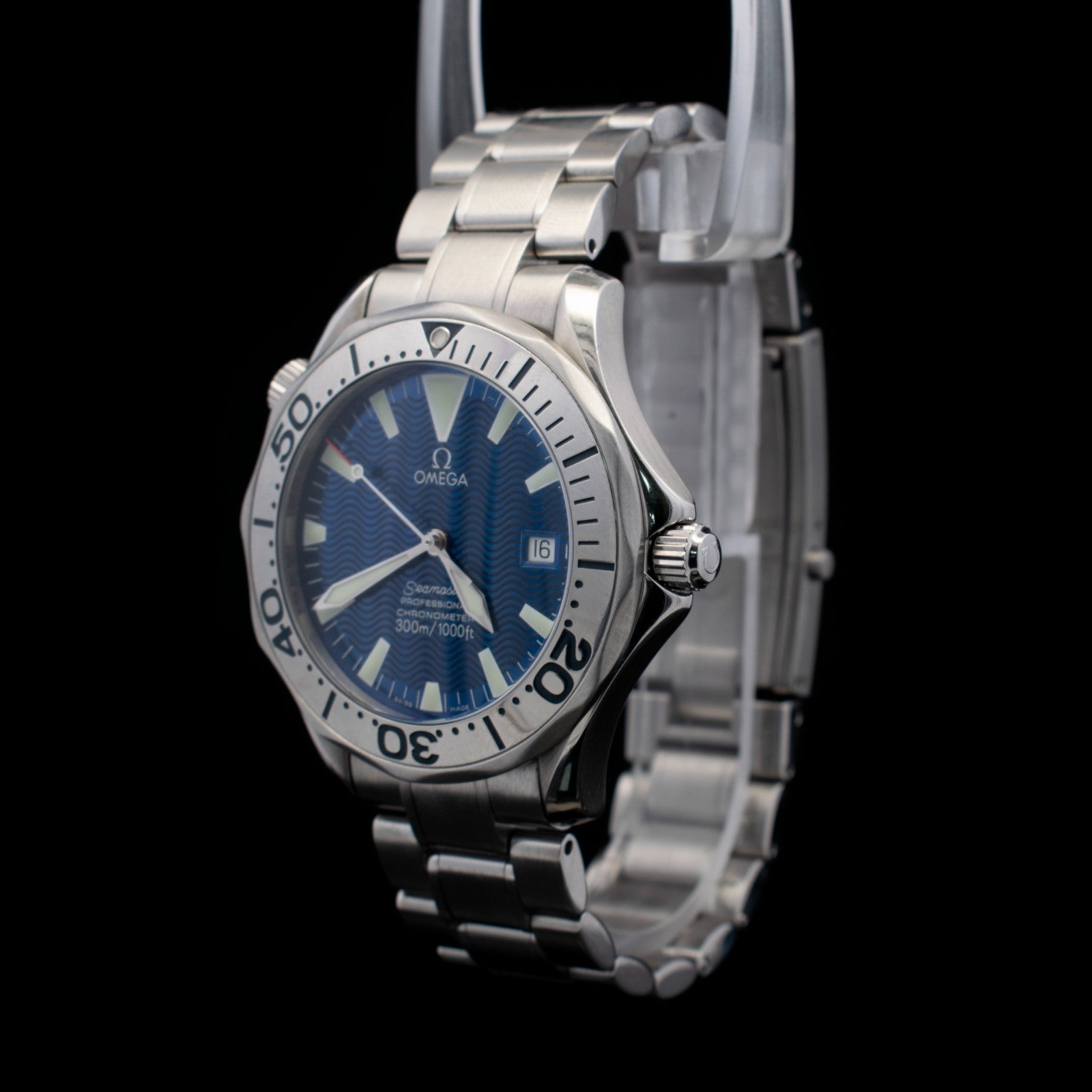 Omega Seamaster Professional 300M “Electric Blue” | Wave Dial | Ref. 2255.80 I