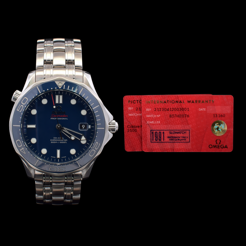 Omega Seamaster Diver 300M Co-Axial | 41mm Blue Dial I Ref. 212.30.41.20.03.001