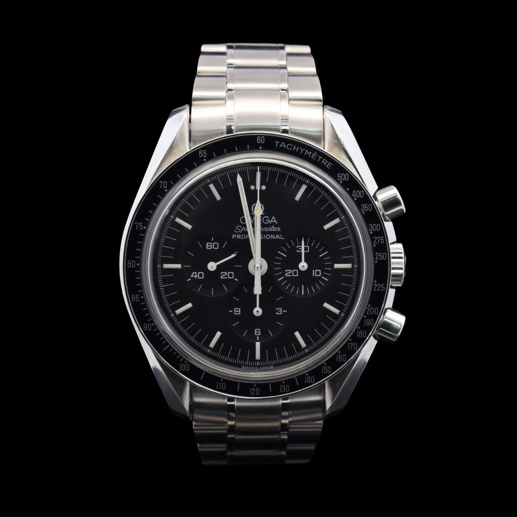 Omega Speedmaster Professional Moonwatch | 1498/840 Bracelet | 42mm Black Dial |