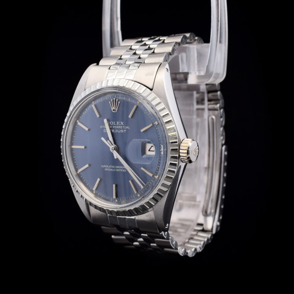 Rolex Datejust 36 | Rare Blue Pie Pan Dial | Ref. 1603 | 2.71M (1971) I