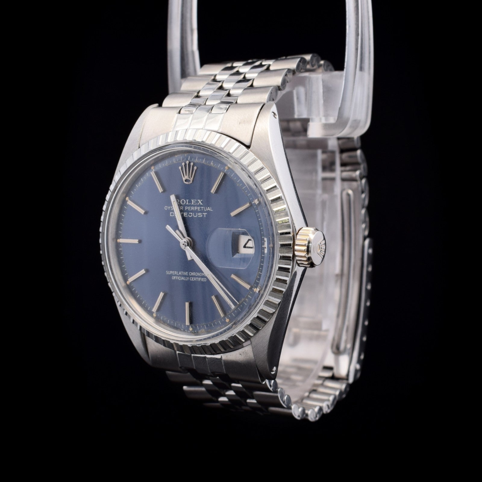 Rolex Datejust 36 | Rare Blue Pie Pan Dial | Ref. 1603 | 2.71M (1971) I