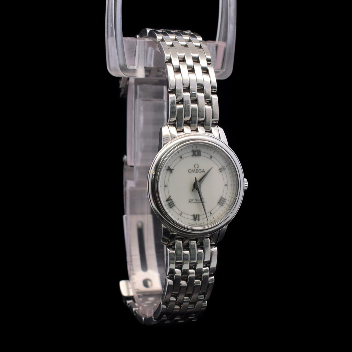 Omega De Ville Prestige | 27.4mm White Roman Dial | Quartz | 424.10.27.60.04.001